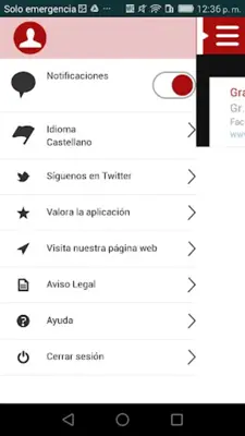 Universidad de Navarra - Notas android App screenshot 3